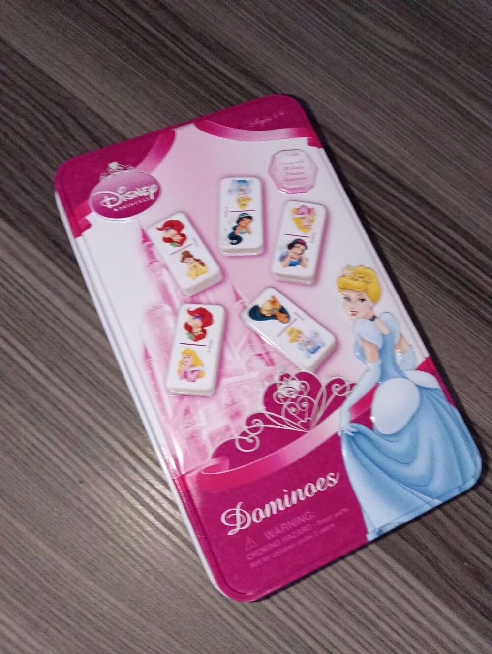 Girls Complete Set Princess Plastic Dominos